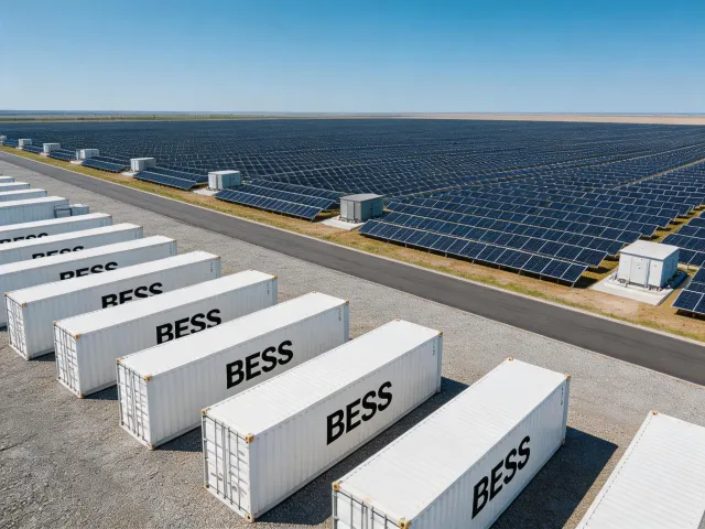 Utility scale BESS field