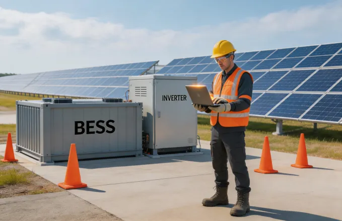 Utility energy storage commissioning